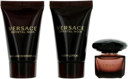 VERSACE CRYSTAL NOIR MINI SET
